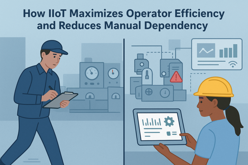 How IIoT Maximizes Operator Efficiency and Reduces Manual Dependency 