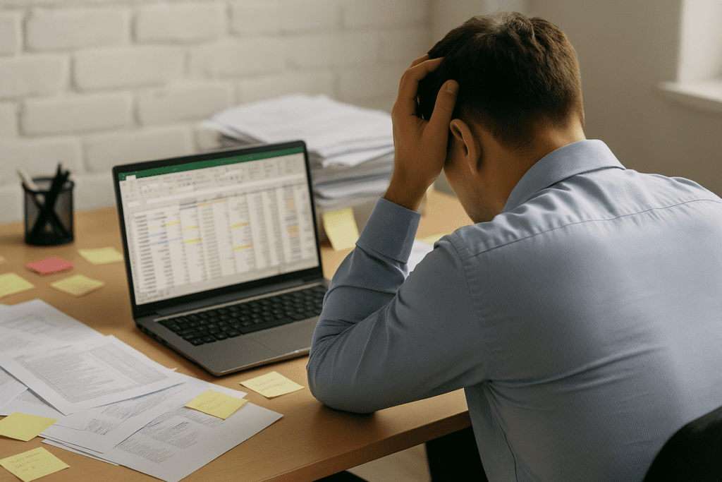 production monitoring without excel